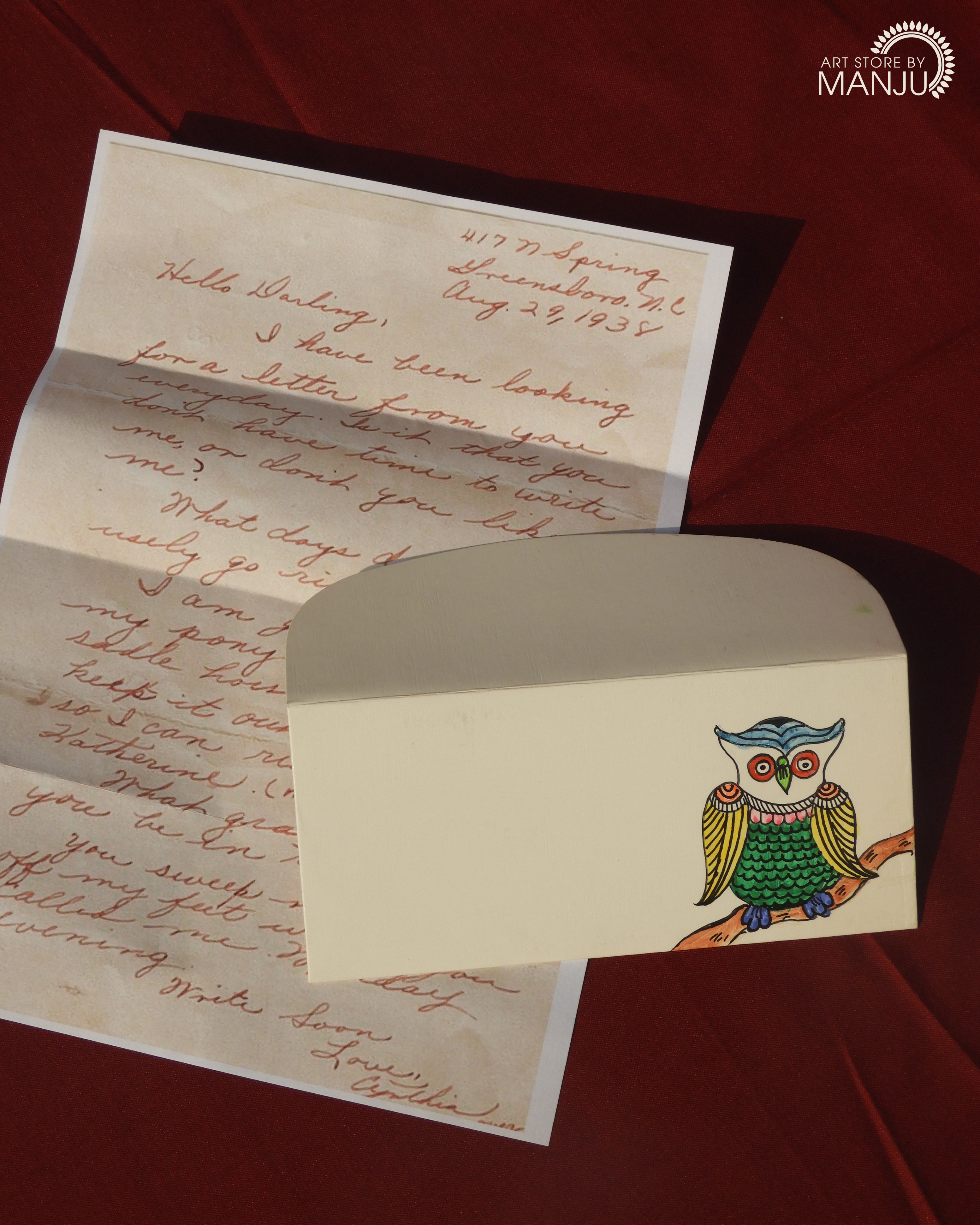 Gond Handmade Paper Envelopes