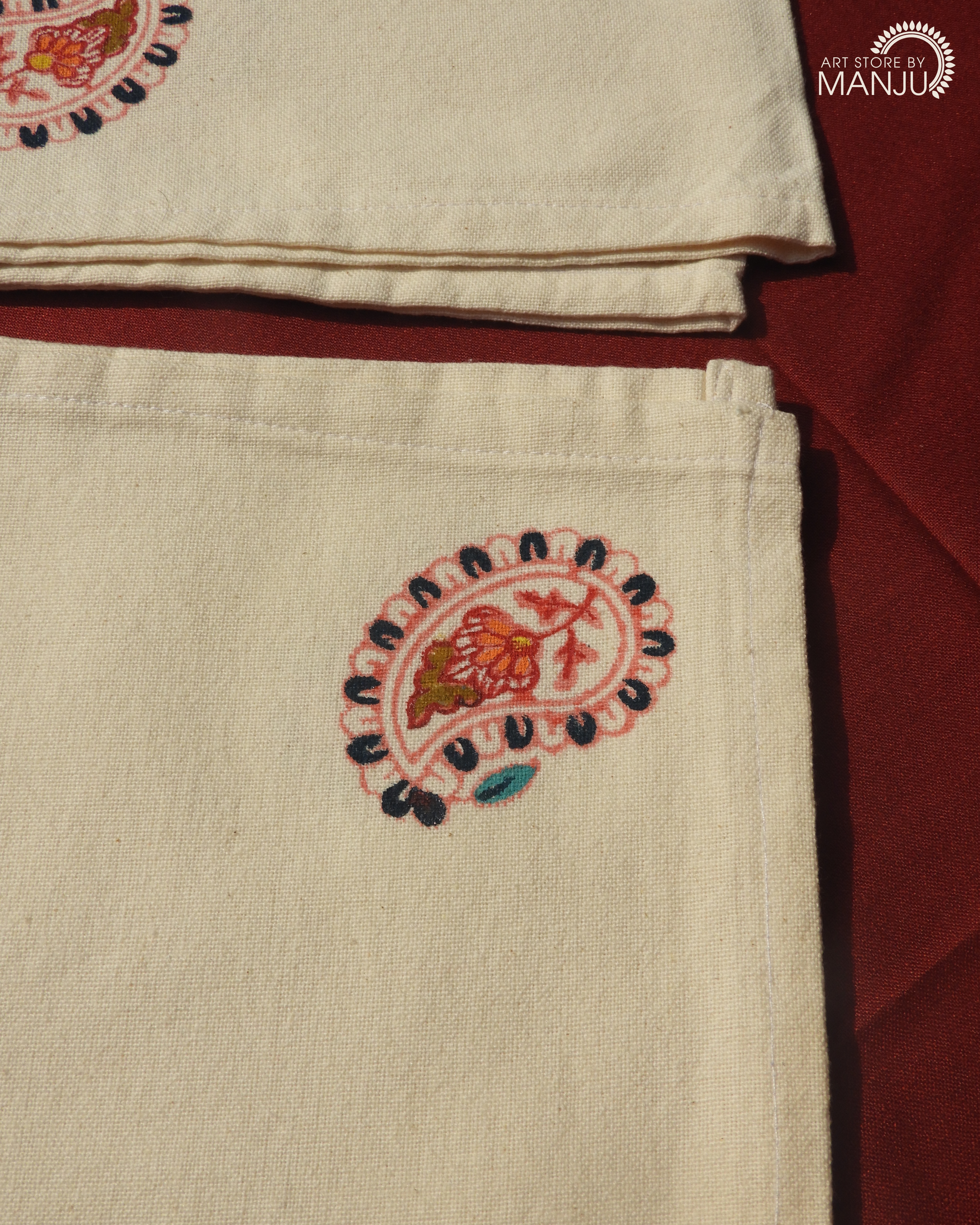 Block Printed Cloth Napkins (Set of 2)