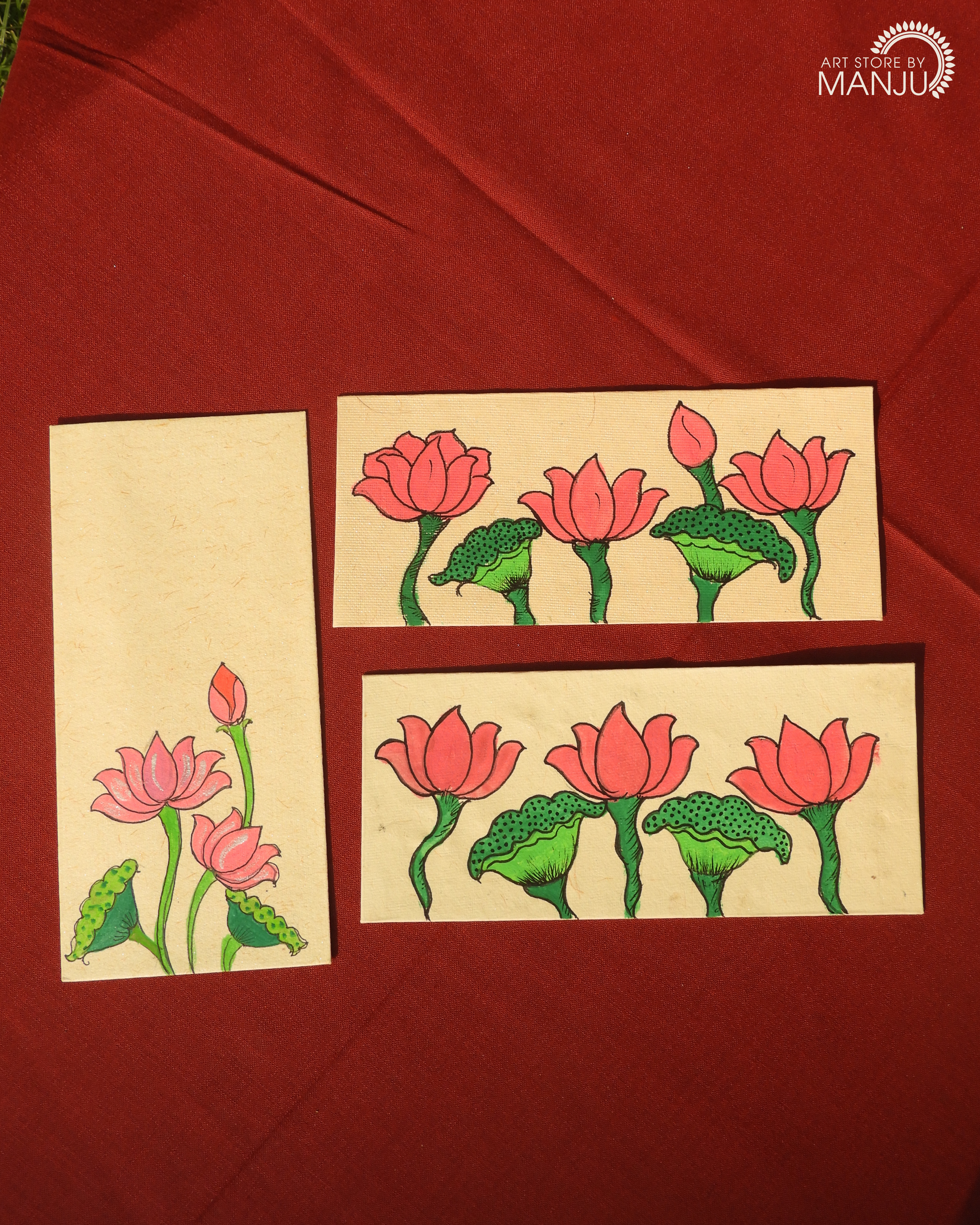 Pichwai Handmade Paper Envelopes