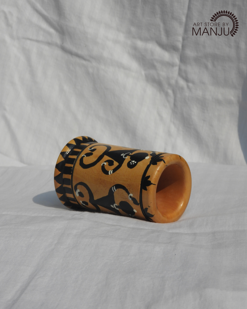 Worli Wooden Pen Stand
