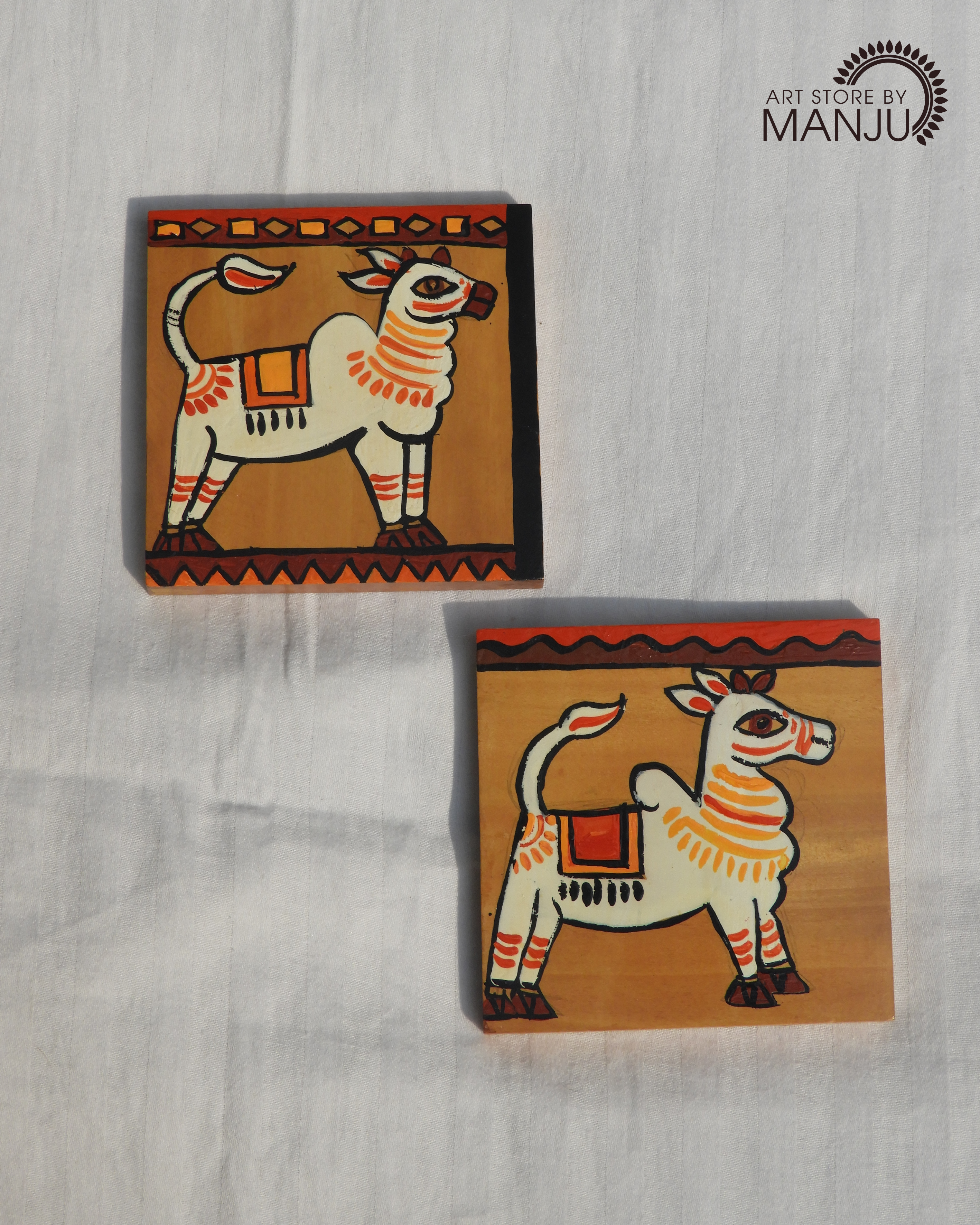 Gemini Wooden Coasters