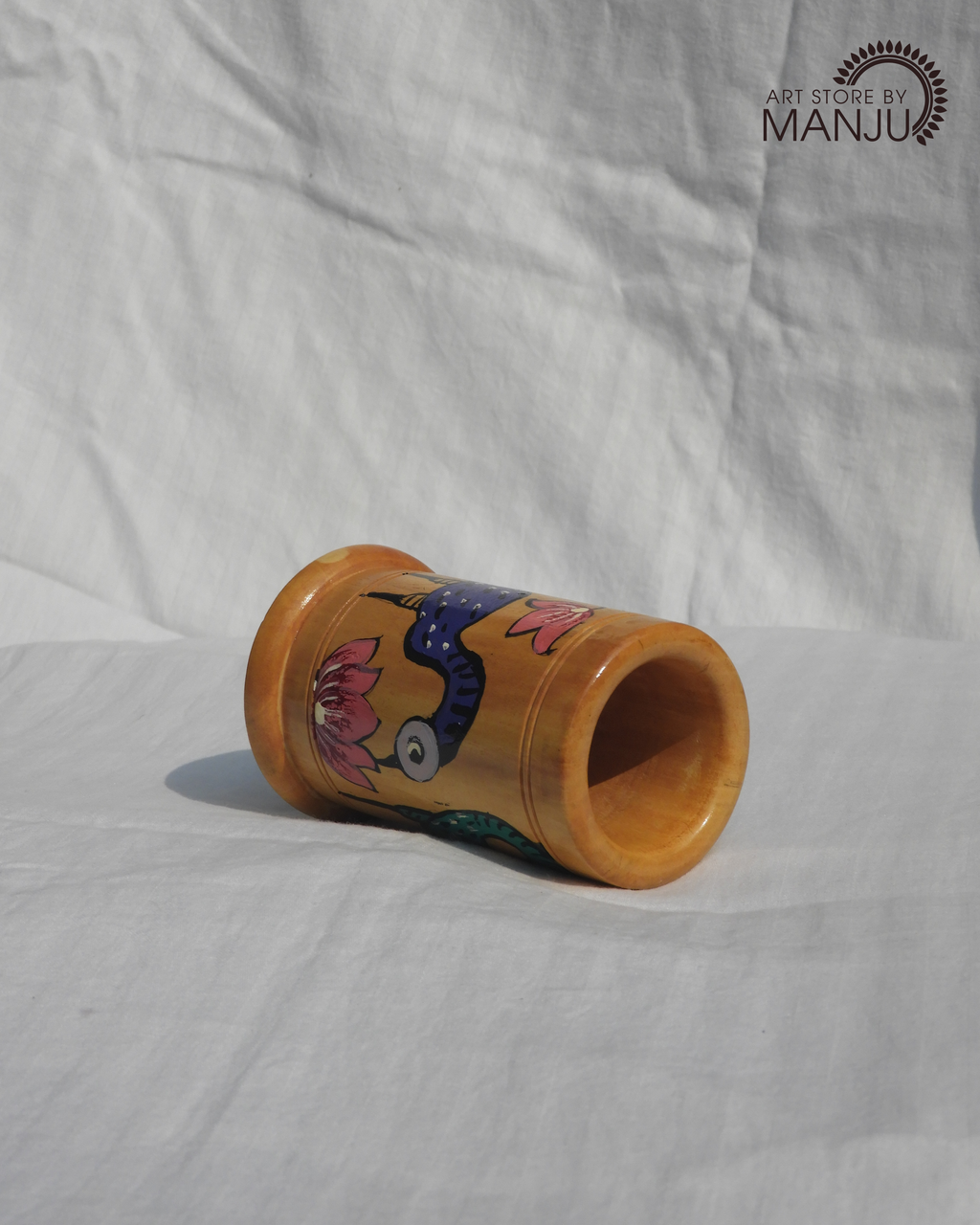 Gond Wooden Pen Stand