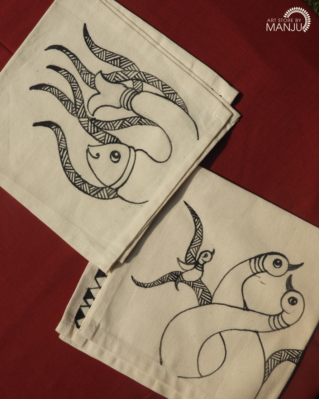 Gond Cloth Napkins (Set of 2)