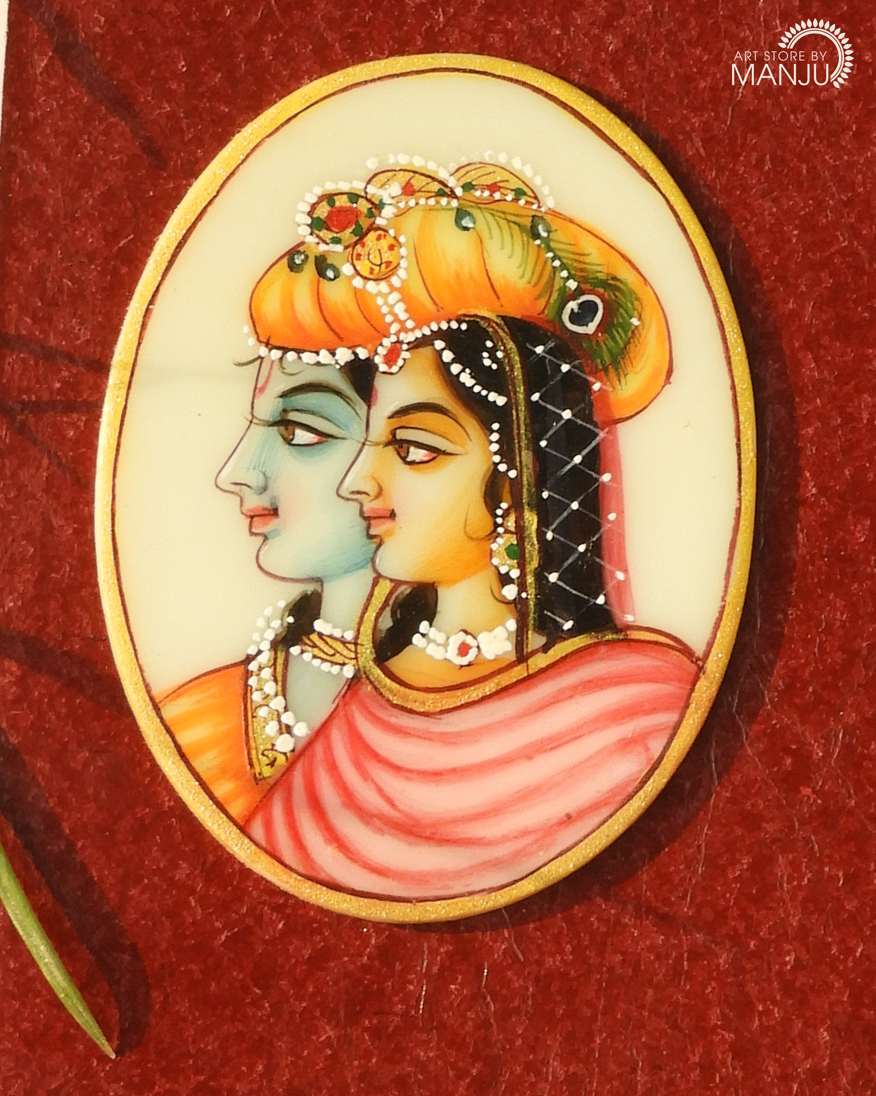 Bani Thani Ivory Miniature Pendant Set (3 Pieces)