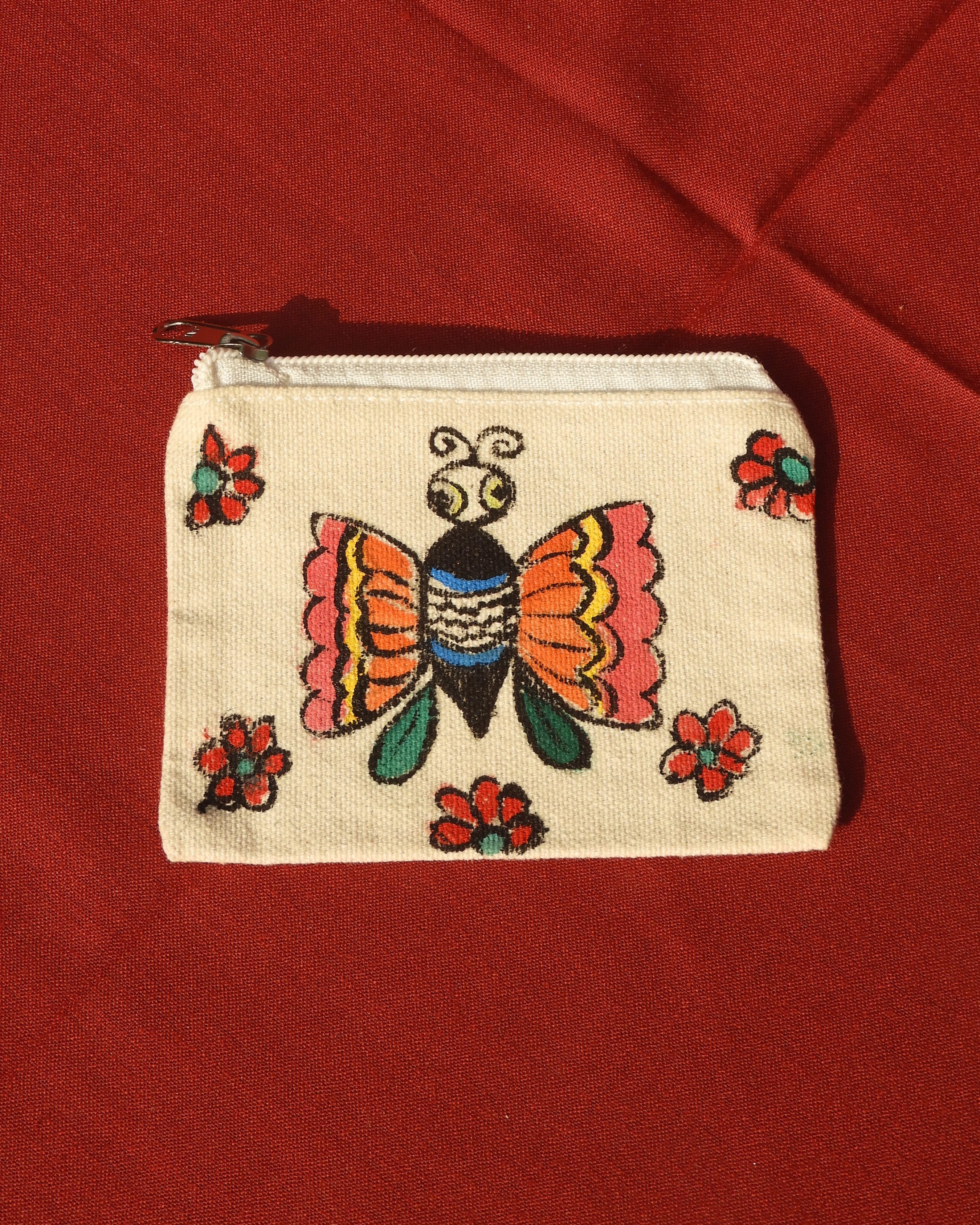 Madhubani Butterfly Pouch