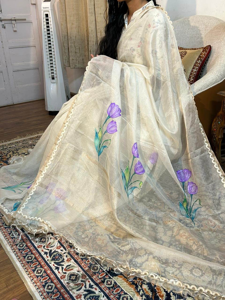 Tulip Kota Silk Saree